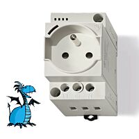 Zásuvka 7U0182300010 na DIN lištu