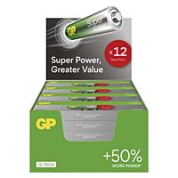 GP Baterie mikrotužková ALKALINE Super blistr 12ks
