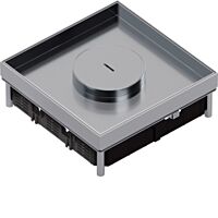 Přístrojové nerezové víko s trubkovým vý