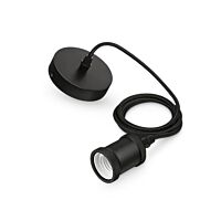 PHILIPS Kabel s objímkou černý pro 1x E27 40W