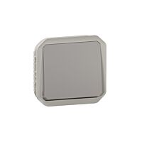 Spínač PLEXO 069540L tlačítko šedá IP55