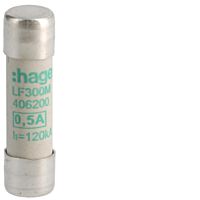 HAGER Pojistka LF300M, velikost 10x38, 0,5A aM, válcová (balení 10ks)