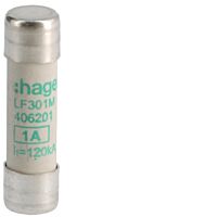 HAGER Pojistka LF301M, velikost 10x38, 1A aM, válcová (balení 10ks)