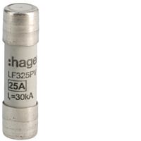 HAGER Pojistka LF325PV, velikost 10x38, 25A gR, válcová (balení 10ks)