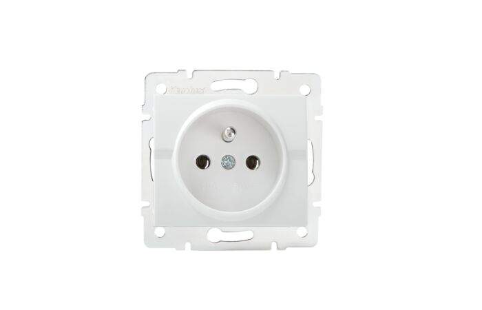 KANLUX MOWION Zásuvka LOGI 250V AC 15A 71x71mm IP20 bílá