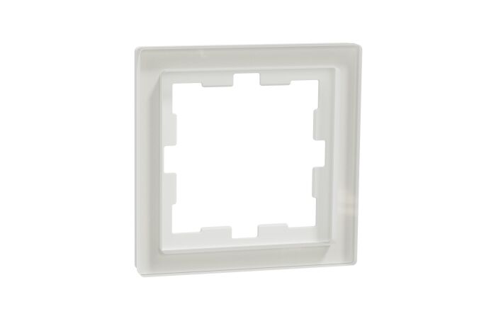 Rámeček D-Life 1násobný sklo Crystal Wh