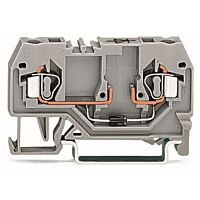 WAGO Svorka 280-915/281-410 pro moduly 2 vodiče S diodou 1N4007, šedá