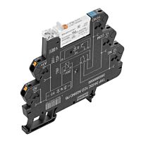 Relé Weidmuller TRP 24VDC 1CO AGSNO PB