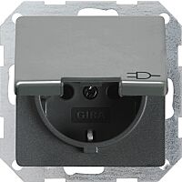 Zásuvka GIRA 045420 s klap./EDEL SCHUKO