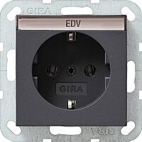 Zásuvka GIRA 045728 antracit