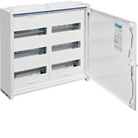 HAGER Rozvaděč UNIVERS FWB32S, 72TE, nástěnný, oceloplechový, bezšroubové svorky, IP44