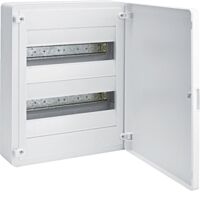 HAGER Rozvodnice GOLF VS212PS, 24TE, 2-řadá, nástěnná, plastová, plná dvířka, bezšroubové svorky, IP40