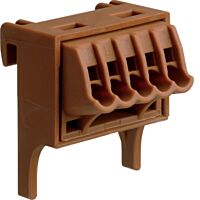 HAGER Svorka VZ455P fázová 63A 1pól. hnědá bezšroubová