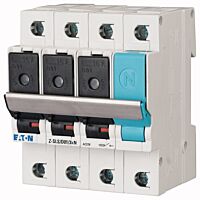 Z-SLS/D01/3+N Odpínač s pojistkami pro D