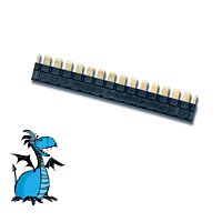 FINDER Propojovací lišta 093.16.0, 16 patic, černá