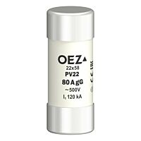OEZ Pojistka válcová  80A PV22-GG