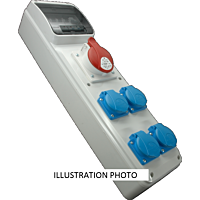 Skříň ROS M6/X-03 6modulová IP54