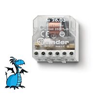 FINDER Krokový spínač 26.03.8.230.0000, 1Z+1R/10A, 230V AC, 2 kroky