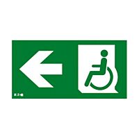 Bezpečnostní značka pro nouzové svítidlo