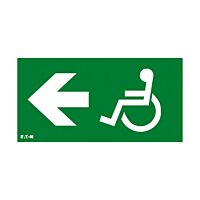 Bezpečnostní značka pro nouzové svítidlo