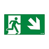 Bezpečnostní značka pro nouzové svítidlo