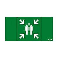 Bezpečnostní značka pro nouzové svítidlo