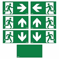 Oboustranná bezpečnostní značka pro nouz