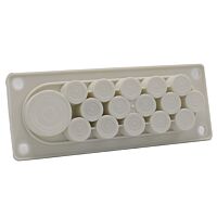 G540220 Průchodková deska HTPC-16 bílá