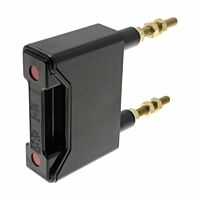 RED SPOT 63A BACK STUD CONNECTED BLACK