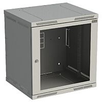 SOLARIX Rozvaděč SENSA 12U 400mm, nástěnný 19", dveře sklo