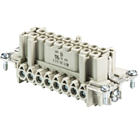 WIELAND Díl 70.300.1640.0 500V 16A pro konektor 16-pólový zásuvkový