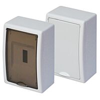 OEZ Skříň  RZG-N-1T4, 4TE, na omítku,průhledné dveře IP40