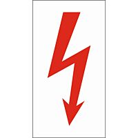 CUPRO Tabulka"STŘEDNÍ BLESK"samolepící