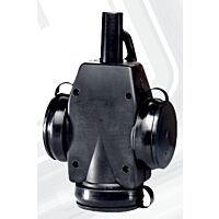 ABL SURSUM Zásuvka trojitá 16A 250V 2pól+zemnící pryž IP44 černá