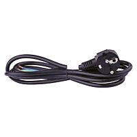 EMOS Flexo 2m PVC kulatá 3x0,75 vidlice úhlová černá