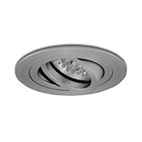 PANLUX Svítidlo KVD-HR50/AL 50W GU5,3 12V halogenové podhledové výklopné IP20 hliník broušený