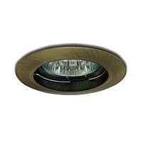 PANLUX Svítidlo PPD-LR50/ZA 50W GU5,3 12V halogenové podhledové pevné IP20 zlato antik