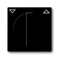 ABB Kryt spínače žaluziového, s otočným ovladačem  2CKA001710A3623