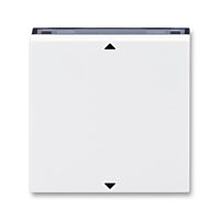 ABB LEVIT Ovladač 3299H-A00110 62 spínače žaluziového Busch-Jalousiecontrol II, s krátkocest. ovl., bílá/kouřová černá