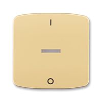 ABB TANGO Ovladač 3558A-A655 D spínače jednoduchý, s průzorem, pro řazení 2S, béžová