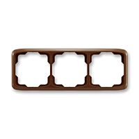 ABB TANGO Rámeček 3901A-B30 H trojnásobný, vodorovný, hnědá