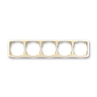 ABB TANGO Rámeček 3901A-B50 C pětinásobný, vodorovný, slonová kost