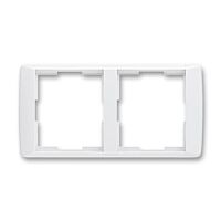 ABB ELEMENT Rámeček 3901E-A00120 03 dvojnásobný, vodorovný, bílá/bílá