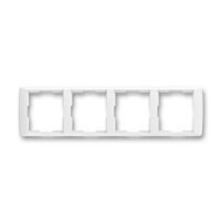 ABB ELEMENT Rámeček 3901E-A00140 03 čtyřnásobný, vodorovný, bílá/bílá