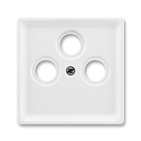 ABB CLASSIC Kryt 5011C-A201 B1 zásuvky anténní TV + R + SAT 66 x 66 x 12,7 mm, bílá mat