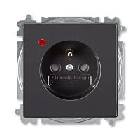 ABB SOLO FUTURE Zásuvka 5599B-A0235781 s ochranou před přepětím, antracitová