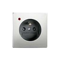 ABB FUTURE LINEAR Zásuvka 5599B-A02357866 s ochranou před přepětím; ušlechtilá ocel