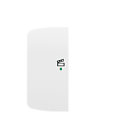 ABB Kryt TANGO 6220A-A02103 B 2násobný levý, symbol „scény“; bílá