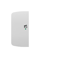 ABB Kryt TANGO 6220A-A02103 S 2násobný levý, symbol „scény“; šedá