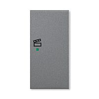 ABB Kryt LEVIT 6220H-A02203 69 2násobný pravý, symbol scény; ocelová